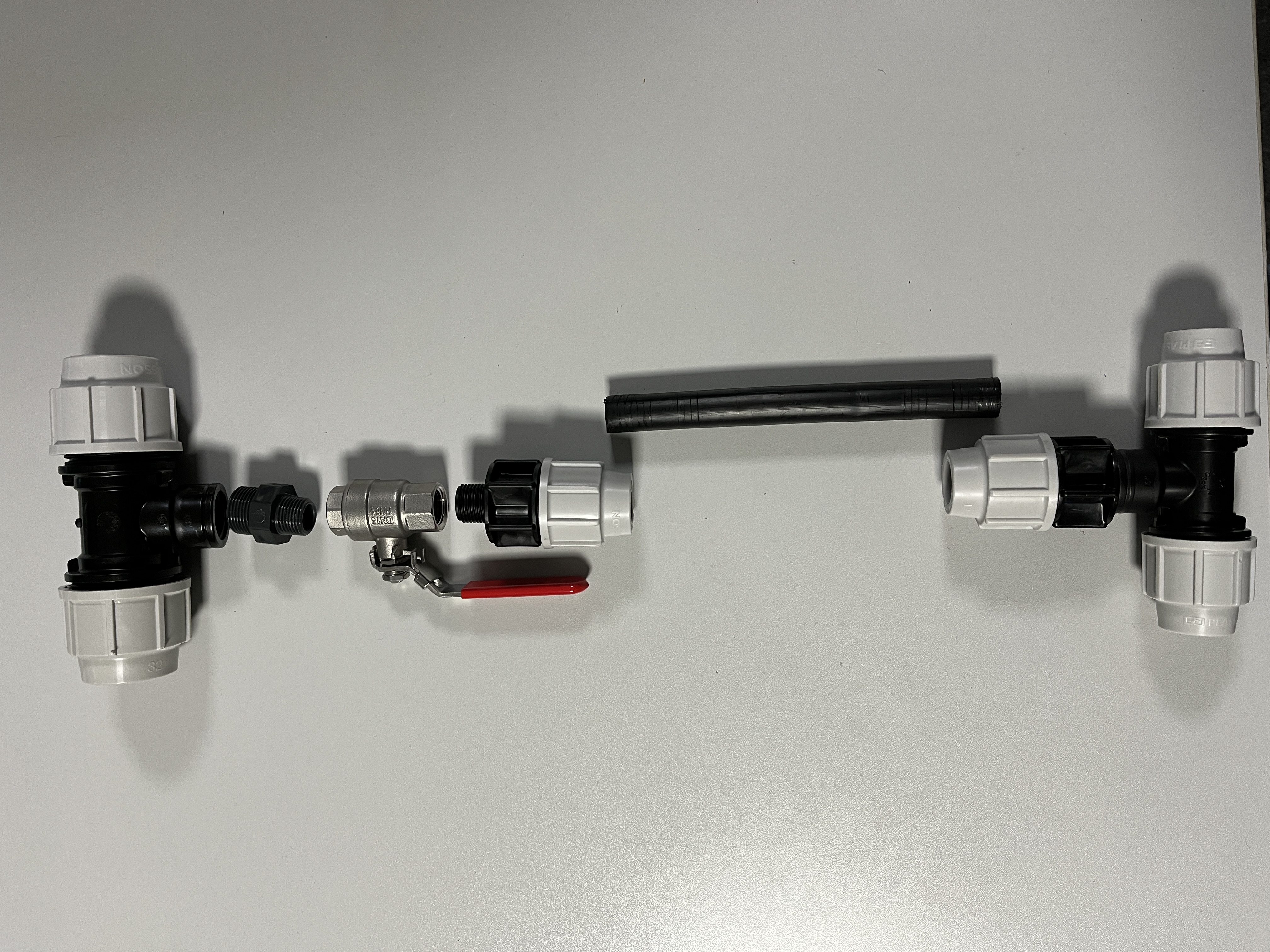 Bypass manual valve Xaletto drinker cpl f/32mm PE pipe